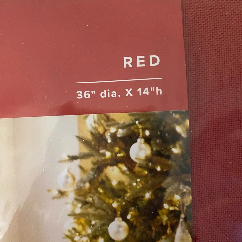 The Container Store Red Wreath Storage Bag 36" double Wreath - Picture 6 of 6